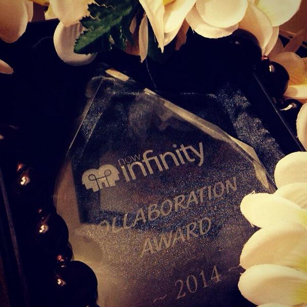 HarveePene's tweet photo. Honored to have received the 2014 @Now_Infinity "Collaboration" award for @ChangeGPS at #nicon2014.  Mahalo! http://t.co/0M6ZoVeqn6