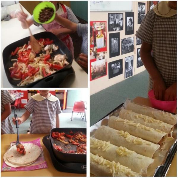 Making burritos with Kindy. Such a fun and tasty way to learn!