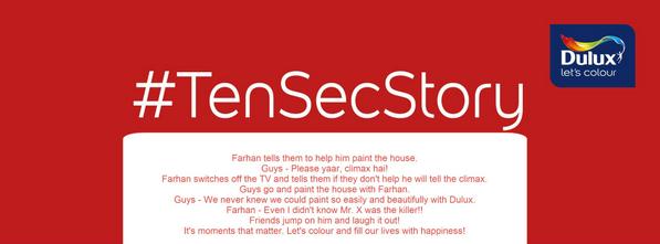 Shiv1102's tweet image. @DuluxIndia #Video3 #TenSecStory