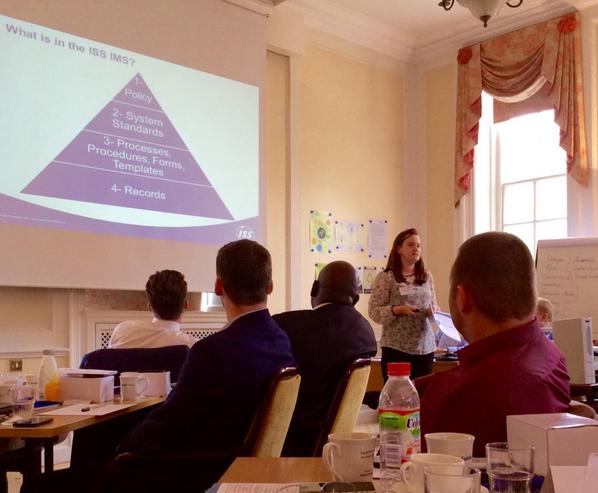ISeeeLIVE's tweet photo. Sarah Dixon explaining the ISS progress towards a UK Integrated Management System #IMS at the UK HSEQ Conference. http://t.co/2dN2b2nWoB