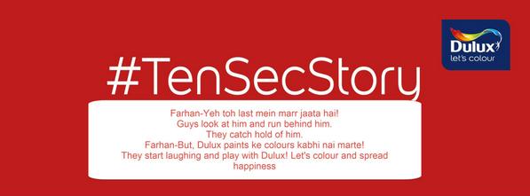 Shiv1102's tweet image. @DuluxIndia #TenSecStory #Video3