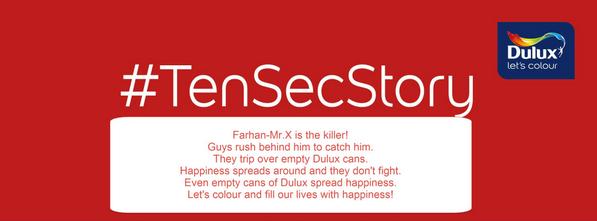 Shiv1102's tweet image. @DuluxIndia #TenSecStory #Video3