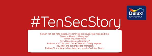 Shiv1102's tweet image. @DuluxIndia #TenSecStory #Video3