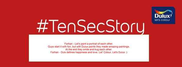 Shiv1102's tweet image. @DuluxIndia #TenSecStory #Video3