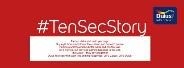 Shiv1102's tweet image. @DuluxIndia #TenSecStory #Video3