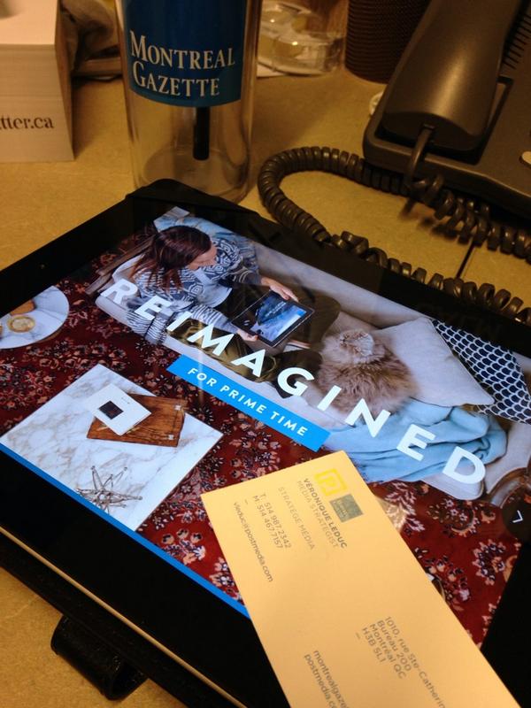 vleduc's tweet photo. Goodies :)) #NewMtlGazette http://t.co/5vCzCb2i92