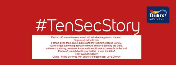 Shiv1102's tweet image. @DuluxIndia #TenSecStory #Video3