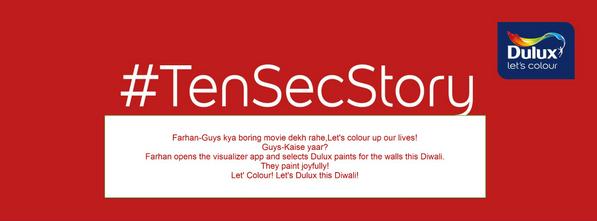 Shiv1102's tweet image. @DuluxIndia #TenSecStory #Video3