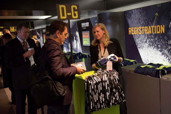 RobinHoodNYC's tweet photo. The #RHStaff welcomes attendees for day 2 of #RHInvestors! Lots of exciting speakers coming up. http://t.co/hQGOCArWvs