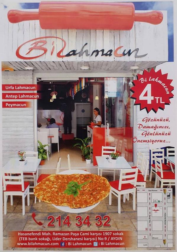 BiLahmacun's tweet photo. Bu #lahmacun başka lahmacun. O zaman buyrun #bilahmacun yiyin :) Vazgeçemeyeceğiniz lezzet. #aydınbunukonuşuyor http://t.co/uyaOaV7Ijg