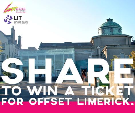 weloveoffset's tweet photo. Retweet to enter a draw for a free ticket to #OFFSETLimerick. Winners will be drawn tomorrow at 5PM. @Limerick2014 http://t.co/0lU1hrpVSB
