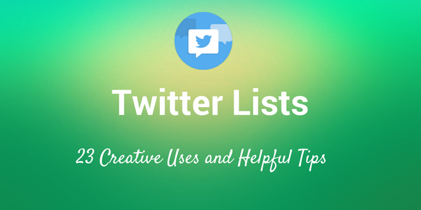 gazzema's tweet image. 23 Ways to use #TwitterLists: buff.ly/1tHVXdi by @kevanlee via @buffer #TwitterTip #TwitterFeature