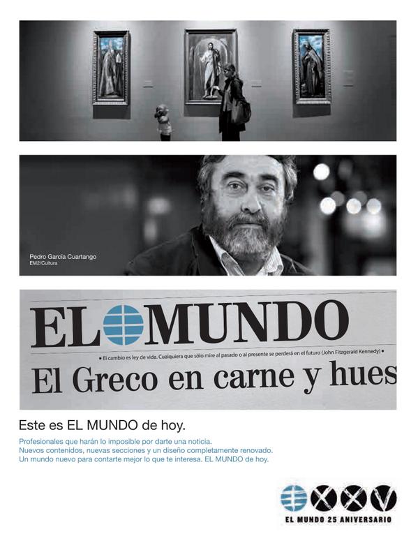 elmundoes's tweet photo. EL MUNDO de hoy, un mundo nuevo para contarte mejor lo que te interesa #25ElMundo http://t.co/e7QyRaFOn6