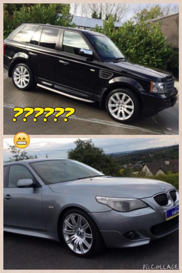 dj_ohare's tweet photo. BMW Sold so Car shopping today!!!! 😁✌️ what to go for ??? #BMW #535msport #rangerover #audiquattro http://t.co/nWuJLJVeCs