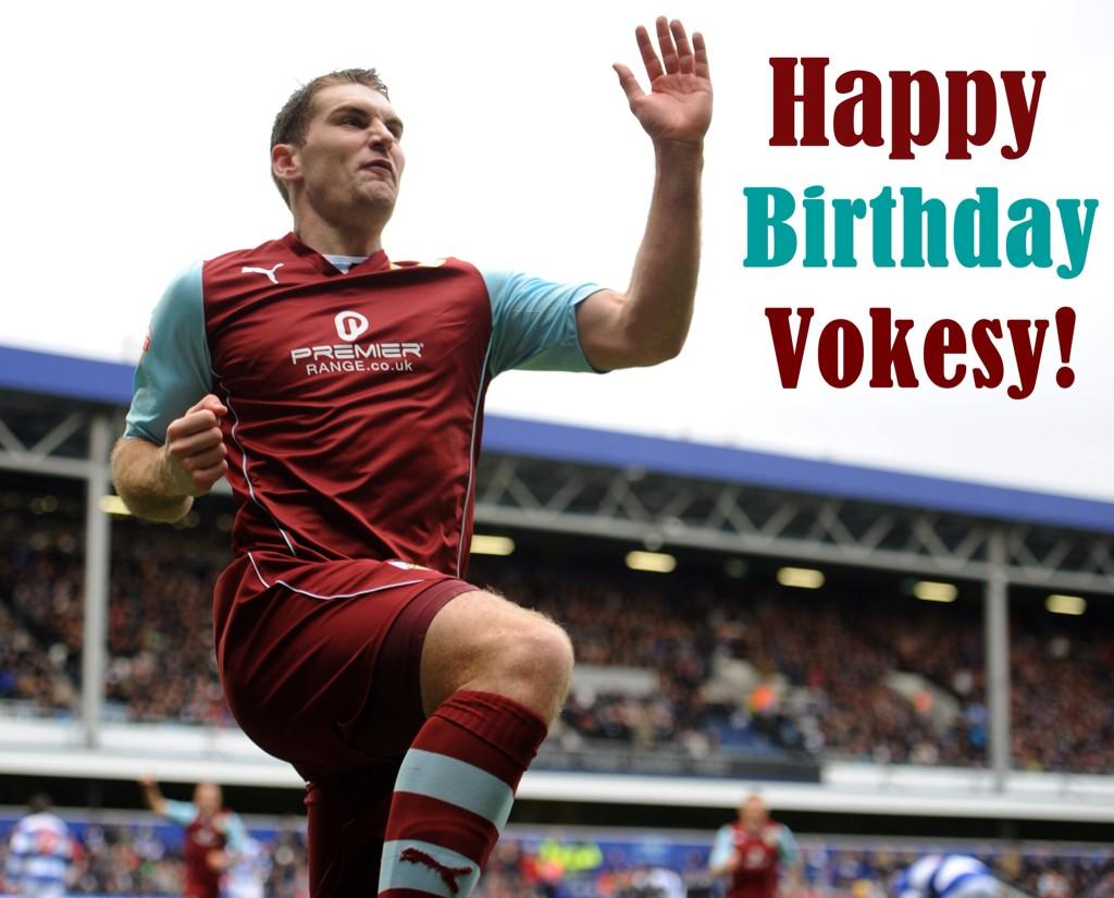 Happy Birthday to Clarets and striker Sam Vokes, who turns 25 today! Do you share your birthday with Vokesy? 