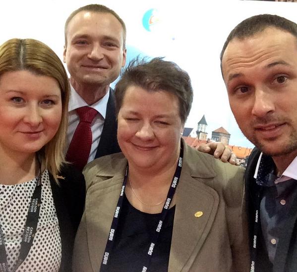 PolandCvB's tweet photo. #Poland #imexamerica over 60 meetings and #MPI #EMEC15 @DMCPoland #JANPOL #Carlson #Rezidor http://t.co/aQDu8tSQdA http://t.co/AzMPOCPUCk
