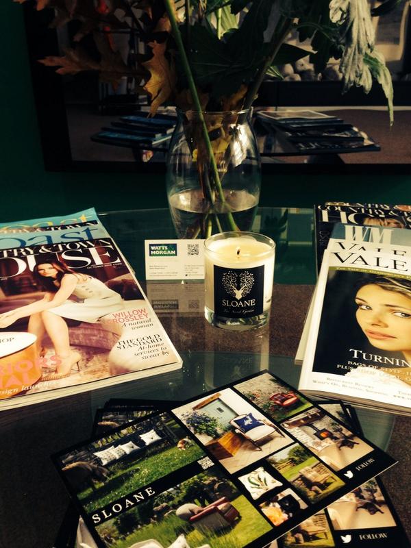WattsandMorgan's tweet photo. Many thanks to @sloanehome for keeping our #Cowbridge office smelling delightful with their lovely candles! http://t.co/gVjfEpqF49