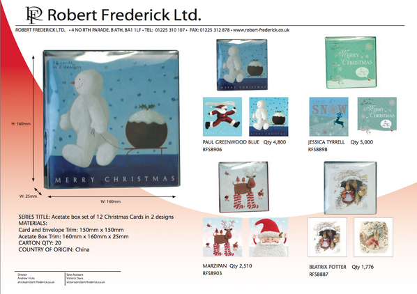 RobFredBath's tweet image. Christmas Cards available now!