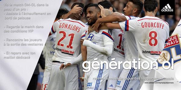 adidasFR's tweet photo. Gagne une expérience unique: vivre l'olympico avec l'équipe de l'@OL.
Follow &amp; RT pour participer !
#allinOL http://t.co/HHtyxPAcJi