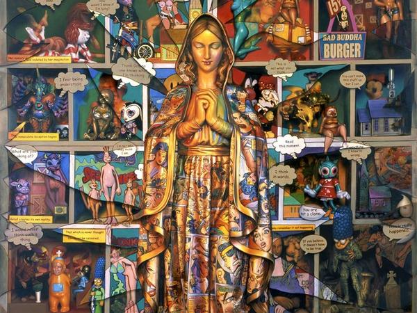 g1rio's tweet photo. Exposição traz obras de Ron English para o Rio de Janeiro http://t.co/dExEcTZLQd #G1 http://t.co/GKr0x8liNg