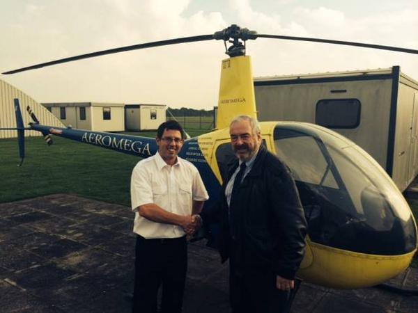 AeromegaHelis's tweet photo. Commercial Pilot graduates from Aeromega! First class performance by Tim Hage, passed his test with flying colours! http://t.co/HYmxika68p