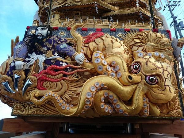 祭り前に言っておくべきだったんですが、昨年より高祖太鼓台は毎年1枚