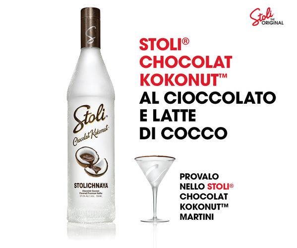 StoliVodkaITA's tweet photo. Stoli® Chocolat Kokonut™, deliziosa miscela tropicale di vodka, dolce cioccolato e latte di cocco. #StoliOriginal http://t.co/FwGFt6HcPW