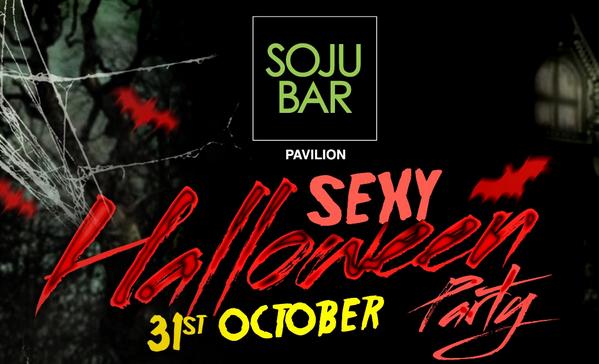 Pavilion_KL's tweet image. Party like there's no 2morrow wit #SojuBar's #HalloweenParty! Dress to #scare on 31 Oct! #FreakorFeast