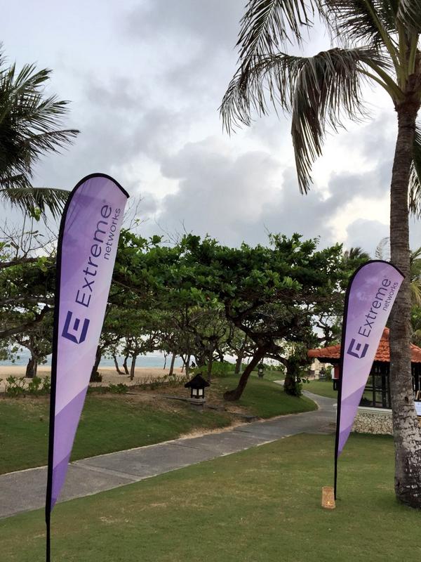 The <a href="/ExtremeNetworks/">Extreme Networks</a> flags, Bali Indonesia