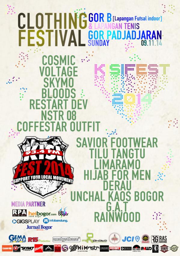 CLOTHING FESTIVAL at #KisiFest2014 <a href="/COFFEESTARcso/">COFFEESTAR OUTFIT</a> <a href="/saviorfootwear/">saviorfootwear</a> <a href="/Limaramocloth/">LIMARAMO</a> <a href="/HijabForMen/">Hijab For Men</a> <a href="/TiluTangtu/">Tilu Tangtu</a> <a href="/whyfinger/">wahyu_rainwood</a>