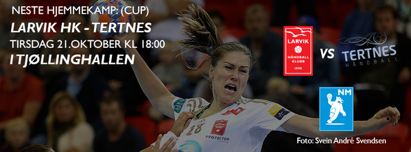 TODAY: Tertnes - Larvik at 18:00 (Quarterfinal of Norway's Cup!)