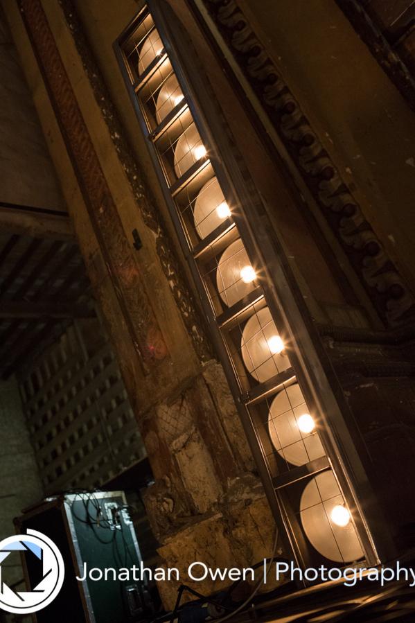 iadwm's tweet photo. @strandarchive @backstagecoll some of my #vintage #strand #lighting in use at the Alexandra Palace theatre recently http://t.co/NPFXT63L6i