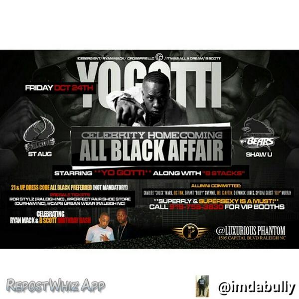 #BeHereToTurnUp #Allblackparty #allblackcollege (3/3)