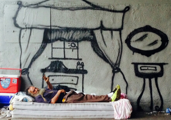 J3SMAN's tweet photo. Art For The Street People
L.A's Homeless incoporated into this artist's work, see it here:http://t.co/MA6D1aJV4h http://t.co/F7GsV3zZSK