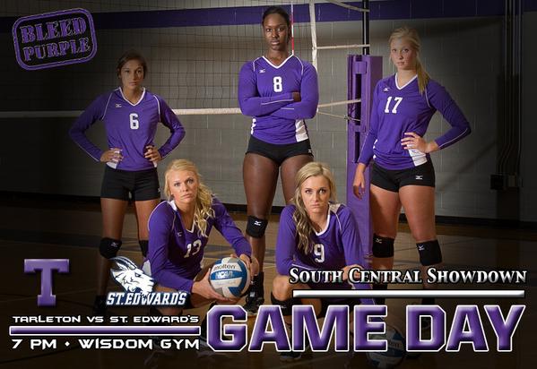 TarletonSports's tweet photo. It's Game Day! Tarleton (17-5) vs. St. Edward's (14-2) in a South Central Showdown! 7 p.m. #SeeYouAtWisdom http://t.co/9RO3EX0pJp