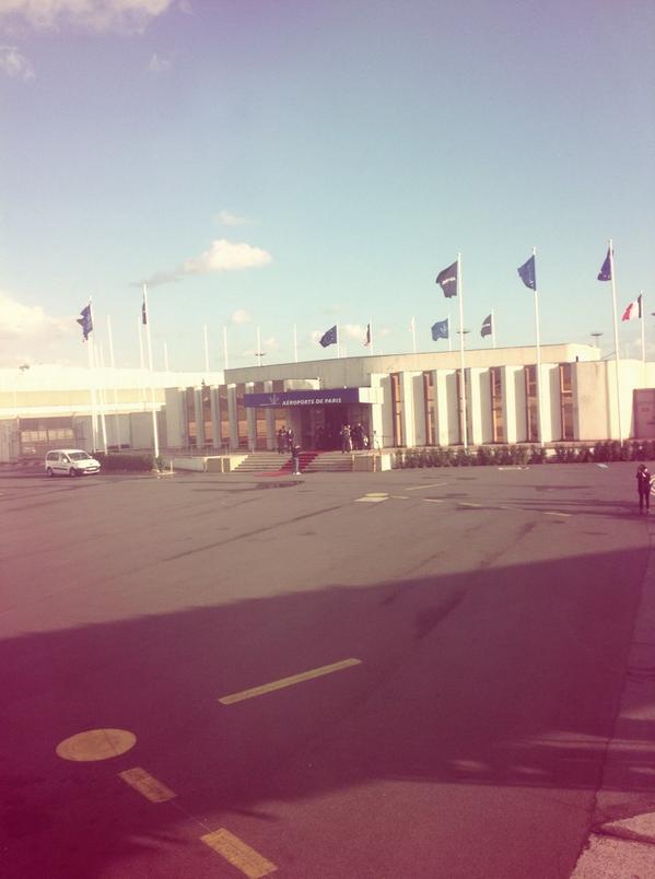 olivedel's tweet image. Accueil au pavillon d'honneur pour le premier vol #AirFrance #LabLine