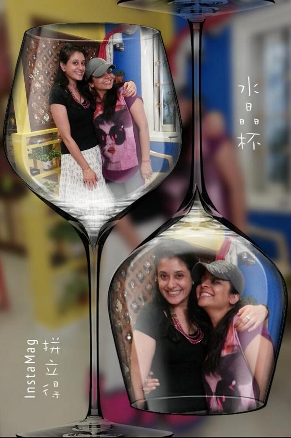 niveditabasu's tweet photo. @justdevika ands mua chilling while working at killick http://t.co/8pI2aBXUs0