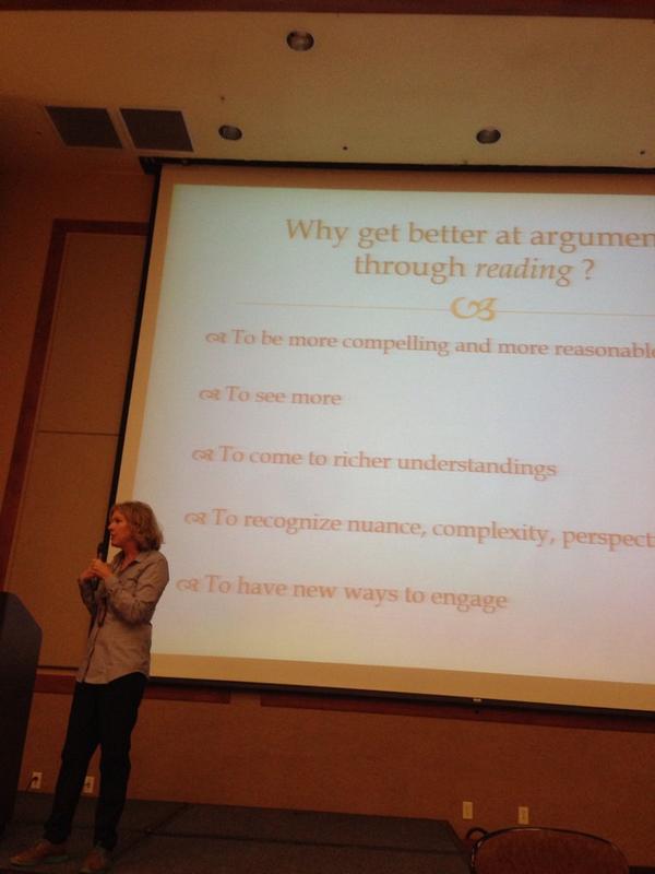 ggredlinger's tweet photo. Writing/Debates: claims evidence approach-start in K. Argumentative Writing critical to SBAC result. #cosa2014prin http://t.co/eYFSXjbSFx