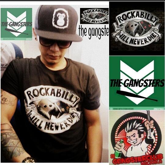 mickytipex's tweet photo. rockabilly tees by the gangsters merch minat vek my bio http://t.co/6AfqMj1sDG