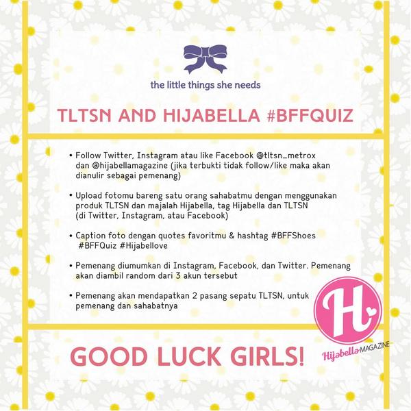 Yuk ikut #BFFQuiz berhadiah produk dr The Little Thing She Needs @tltsn_metrox 😊 Baca jelas cara ikutannya disini >>