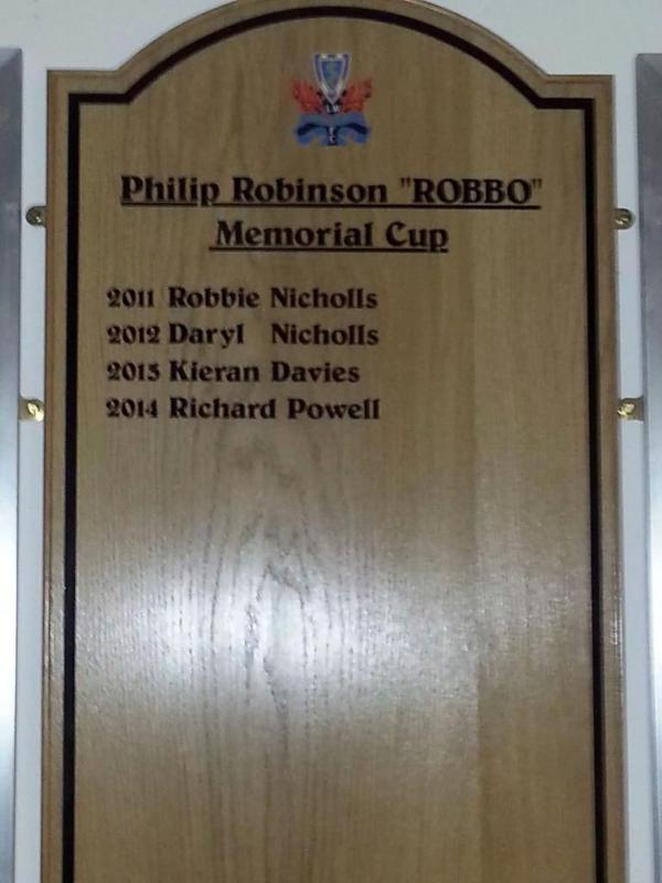 LlandrindodAFC's tweet photo. The Robbo Trophy Board is now up to date, congratulations again @richpowell10 http://t.co/iDzxLxTWBR