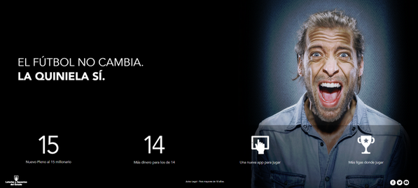 kdreamsgroup's tweet photo. Presentamos nuestro último proyecto de diseño y website para @la_quiniela. ¿Qué os parece? http://t.co/6tM3tpUcv9 http://t.co/EJhSUiuBLi