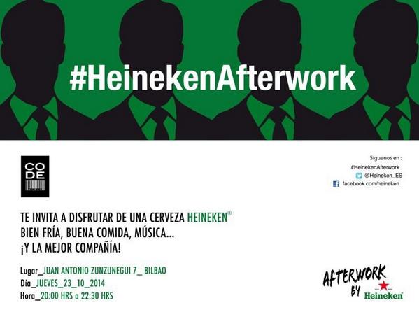 inakiarmada's tweet photo. Este jueves por la tarde ya tienes plan #afterwork @CODEBilbao #BuenaMusica #buenambiente #buenacomida #buenascopas http://t.co/ftp7AEKBXM