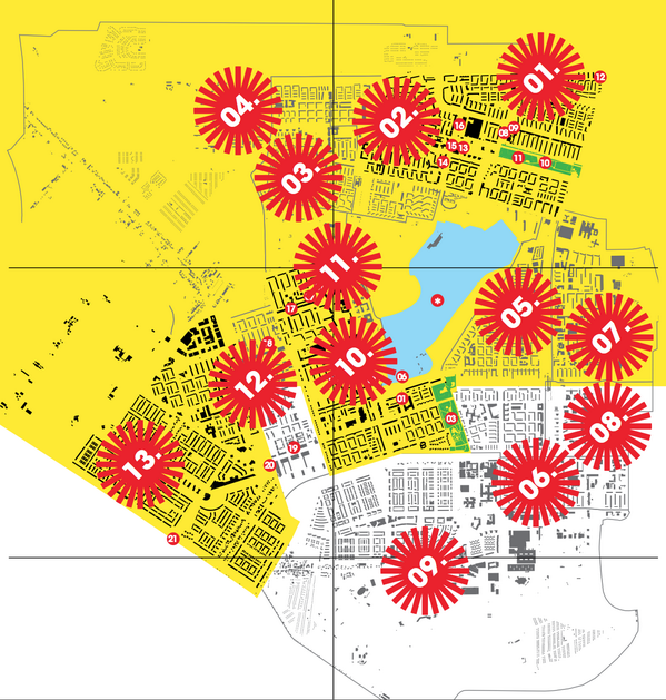 nwopen's tweet image. Kaarten vol kunst, groen, architectuur en hotspots, en foto’s die we tijdens de Nieuw-West Open reis hebben verzameld