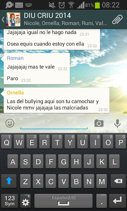 camochaR's tweet photo. Las buuuuullys jajajaja @naf8_ @andrearoman http://t.co/Rc234AtmB7