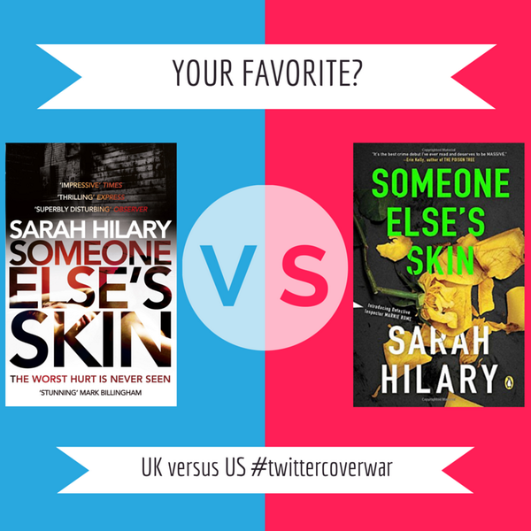 ThisChickReads's tweet photo. #twittercoverwar for @sarah_hilary 's debut.RT if you prefer UK cover, favorite tweet for US.May the best cover win! http://t.co/AH8ef2dVEF