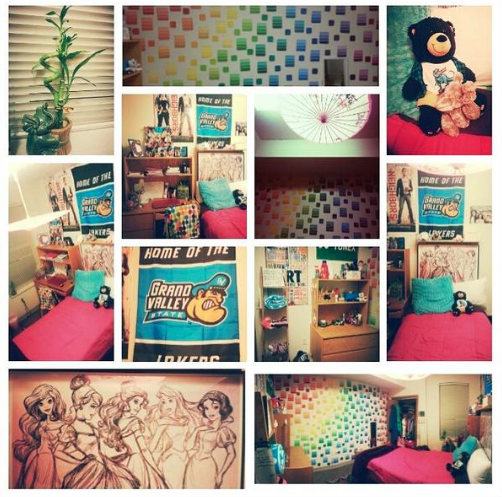 GVSUHousing's tweet photo. Congrats @cschulke14 for winning #GVCRIBS! We loved your creativity, Laker pride, and cheerfulness. $100 to Mejier ! http://t.co/uL7oqJgSkj