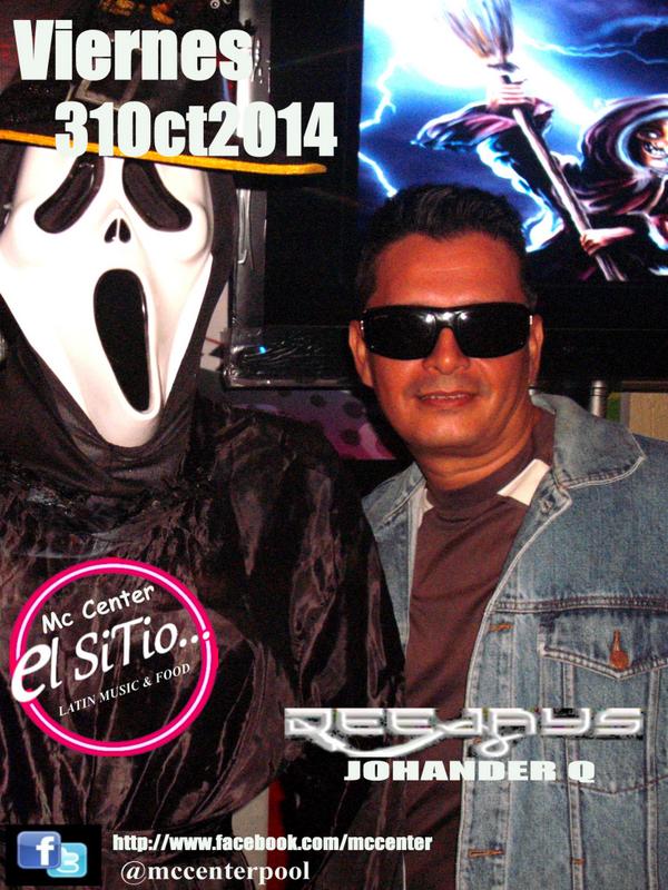 JoseCostaSousa's tweet photo. 31Oct2014 halloween en EL SITIO @mccenterpool #LaMejorRumba con @djhoanderQ IMPERDIBLE http://t.co/SXf34kd8lR