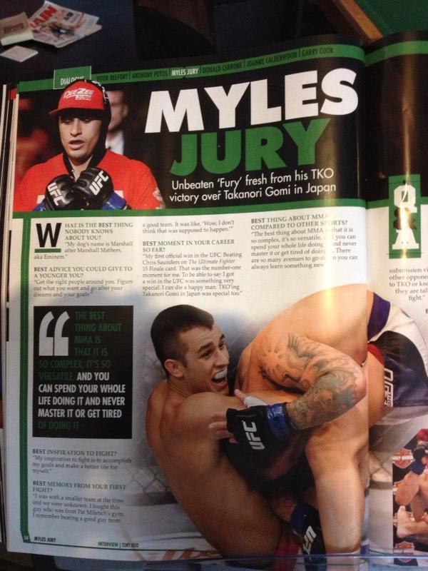 michaelwmcbride's tweet photo. Check out @JuryJJ on pg54 in @FightersOnly #inspiration #motivation http://t.co/tZksuXxurr