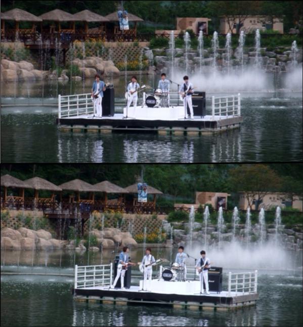 stickyjyh's tweet photo. ตีแผ่ซีบึลไม่เลือกงานไม่ยากจนนะ เค้าจ้างไปเล่นบนบกก็ต้องไปบนน้ำก็ต้องไป นี่เหลือเล่นบนฟ้าแต่น่าจะยากเกิน #AboutCNBLUE http://t.co/zxERHB4T2z